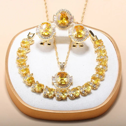 Luxury Vintage Gold Jewelry Set - Cake Pops Parties