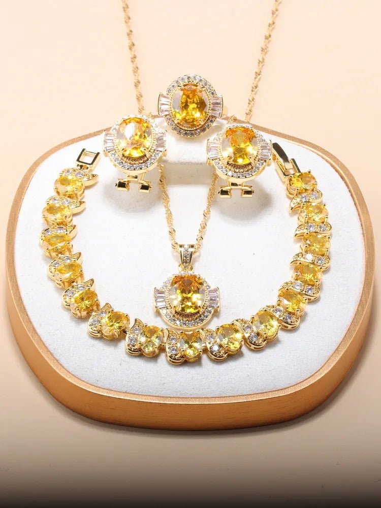 Luxury Vintage Gold Jewelry Set - Cake Pops Parties
