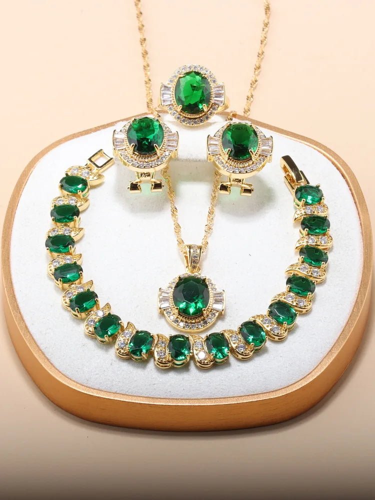 Luxury Vintage Gold Jewelry Set - Cake Pops Parties