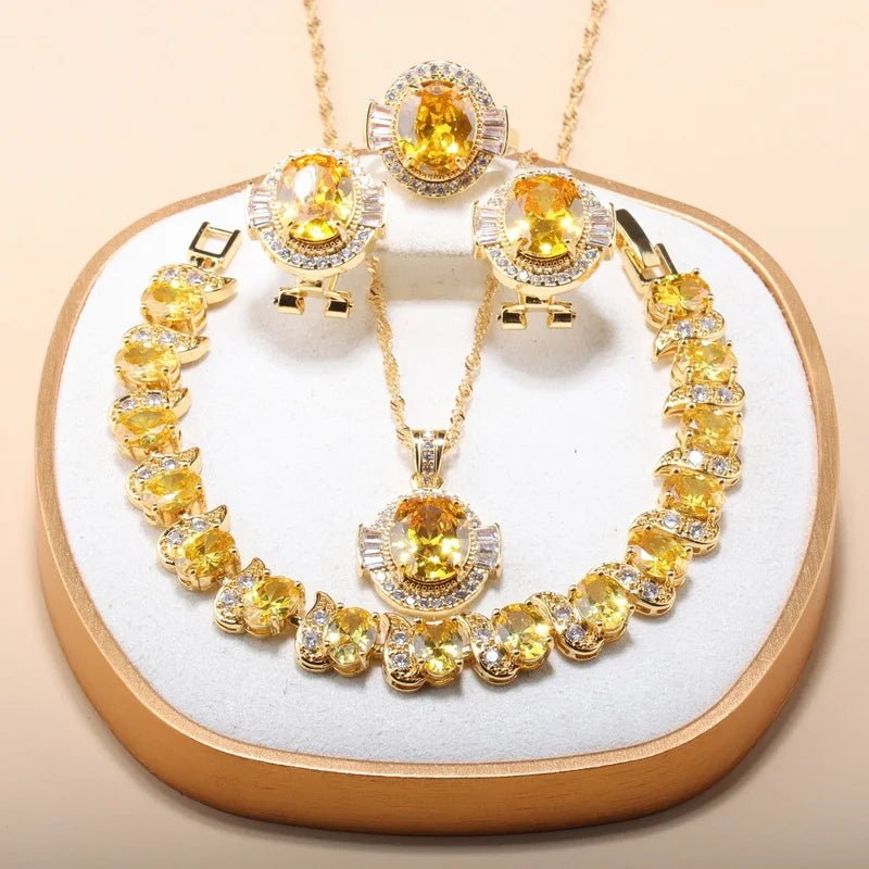 Luxury Vintage Gold Jewelry Set - Cake Pops Parties