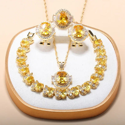 Luxury Vintage Gold Jewelry Set - Cake Pops Parties