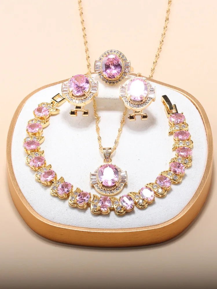 Luxury Vintage Gold Jewelry Set - Cake Pops Parties