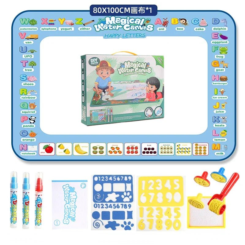 Magic Water Drawing Mat - Educational Fun - Cake Pops Parties