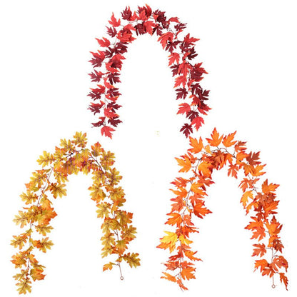 Maple Leaf Halloween Rattan Decor - Cake Pops Parties