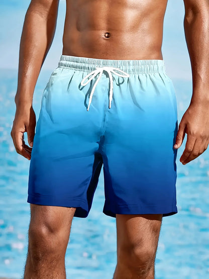Men’s 3D Printed Swim Shorts Quick - Dry Waterproof Beach Trunks - Cake Pops Parties