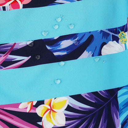 Men’s Floral Swim Trunks Quick - Dry Beach Shorts for Surf Sport - Cake Pops Parties