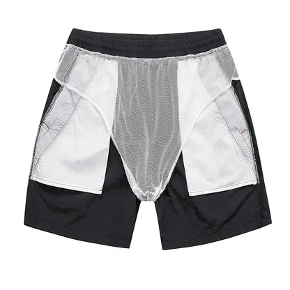 Men's Swim Trunks with Zipper Pockets | Double Layer Quick Dry Shorts - Cake Pops Parties