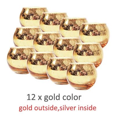 Mercury Glass Candle Holders Home Décor - Cake Pops Parties