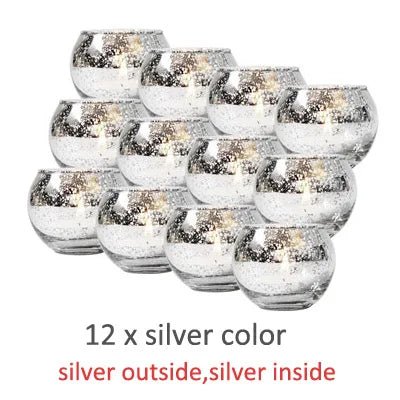 Mercury Glass Candle Holders Home Décor - Cake Pops Parties