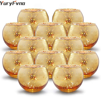 Mercury Glass Candle Holders Home Décor - Cake Pops Parties