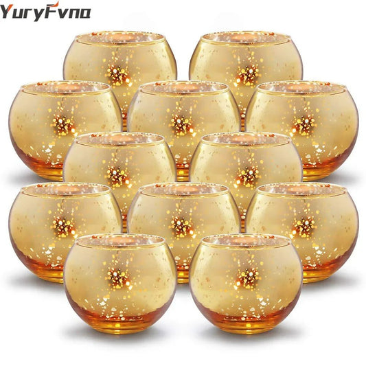 Mercury Glass Candle Holders Home Décor - Cake Pops Parties