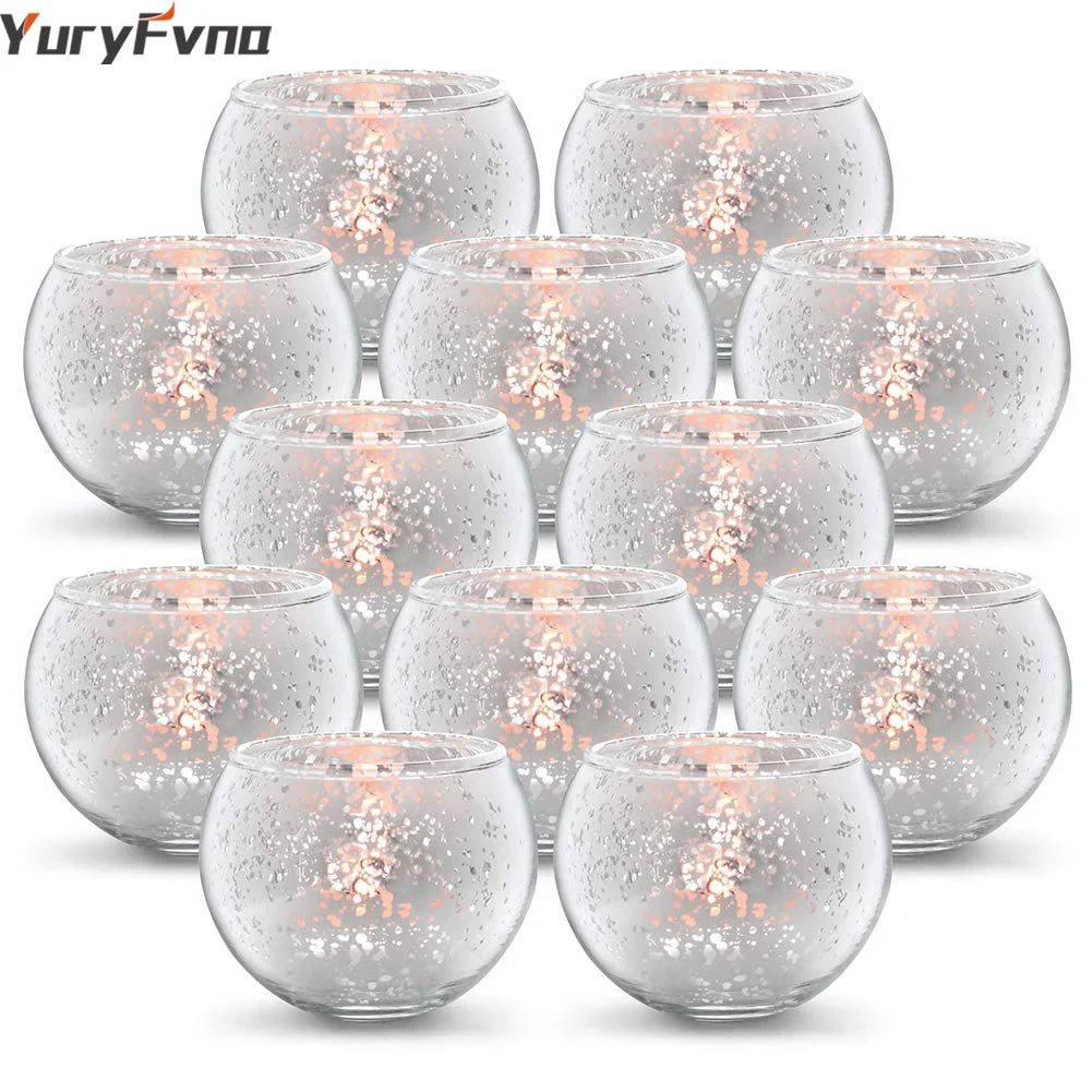 Mercury Glass Candle Holders Home Décor - Cake Pops Parties