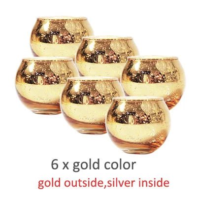 Mercury Glass Candle Holders Home Décor - Cake Pops Parties
