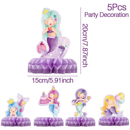 Mermaid Party Supplies Set - Cake Pops Parties