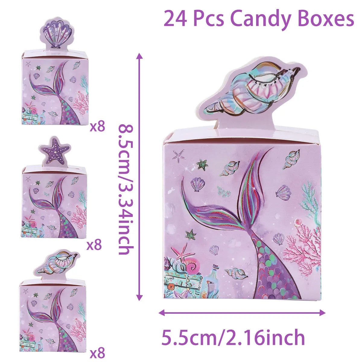 Mermaid Party Supplies Set - Cake Pops Parties