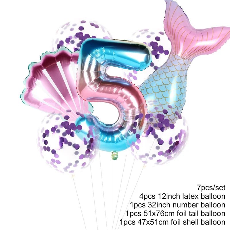 Mermaid Party Supplies Set - Cake Pops Parties