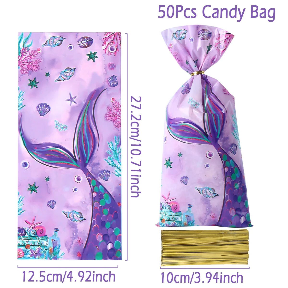 Mermaid Party Supplies Set - Cake Pops Parties