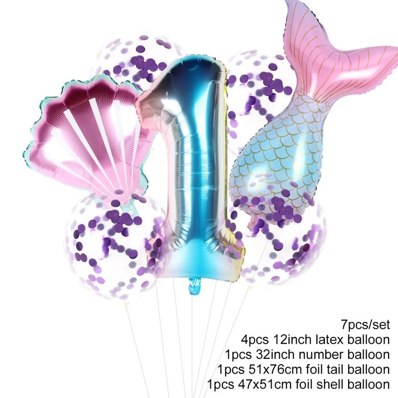 Mermaid Party Supplies Set - Cake Pops Parties