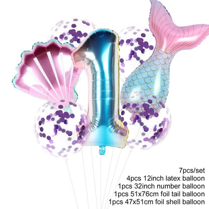 Mermaid Party Supplies Set - Cake Pops Parties