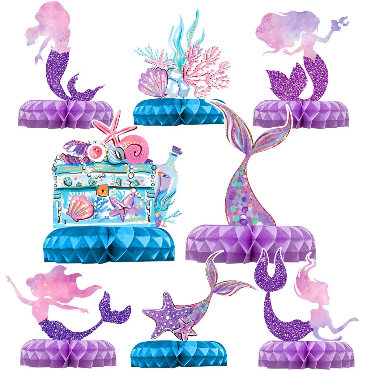 Mermaid Party Supplies Set - Cake Pops Parties