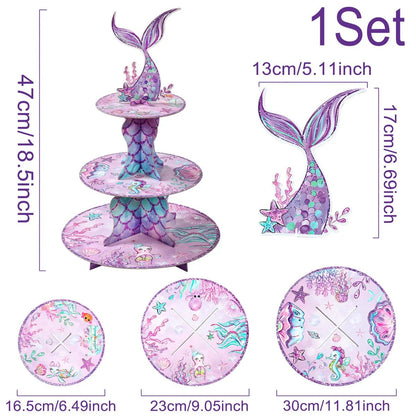 Mermaid Party Supplies Set - Cake Pops Parties