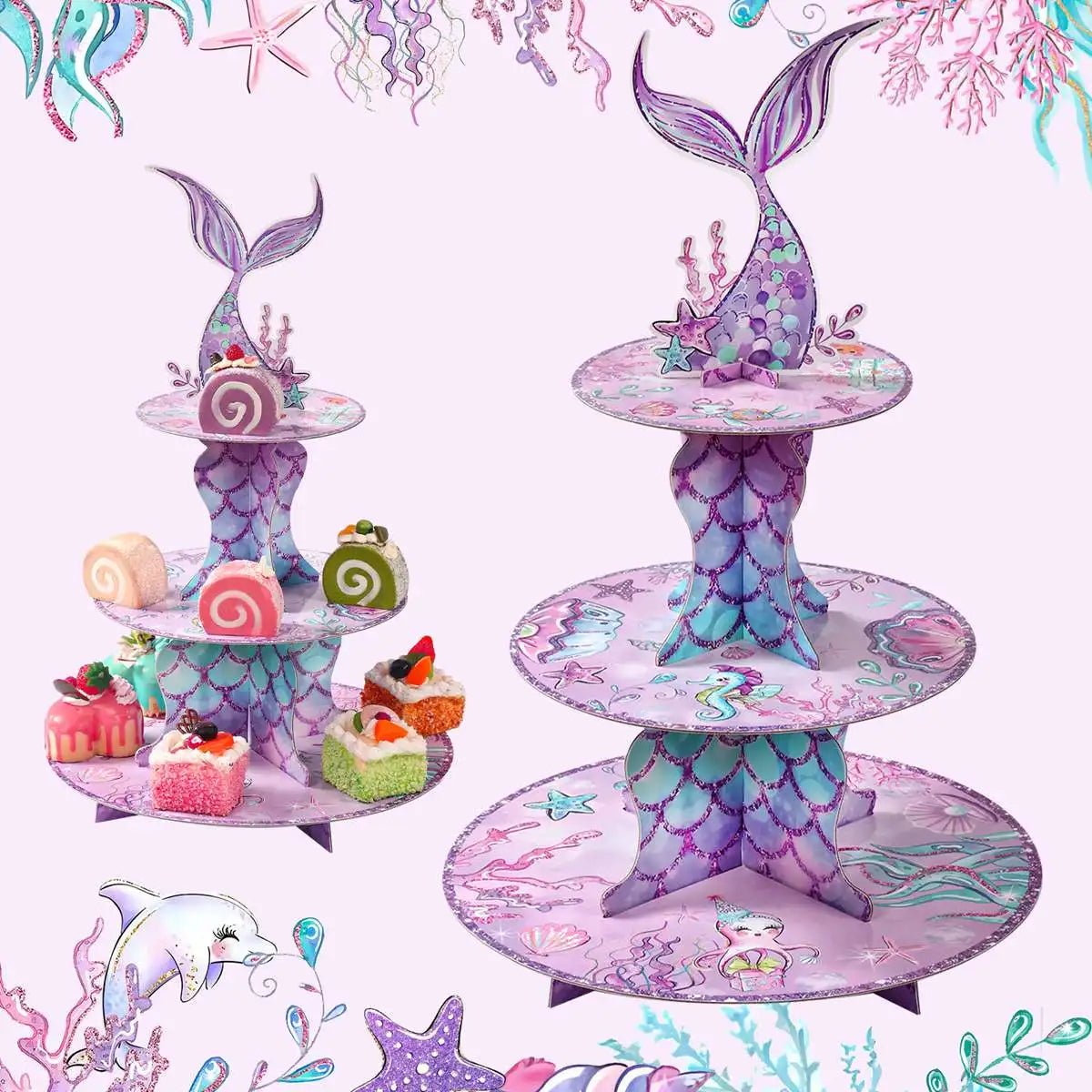Mermaid Party Supplies Set - Cake Pops Parties