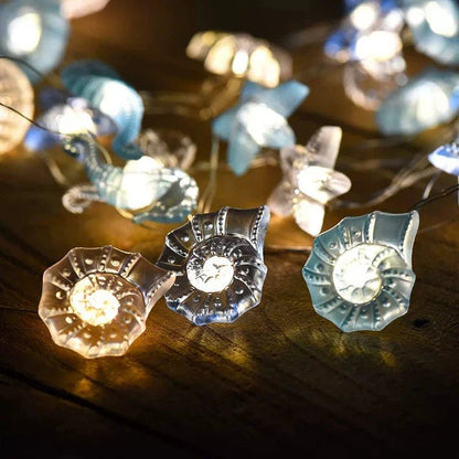 Mermaid Seashell Starfish Fairy Lights - Cake Pops Parties
