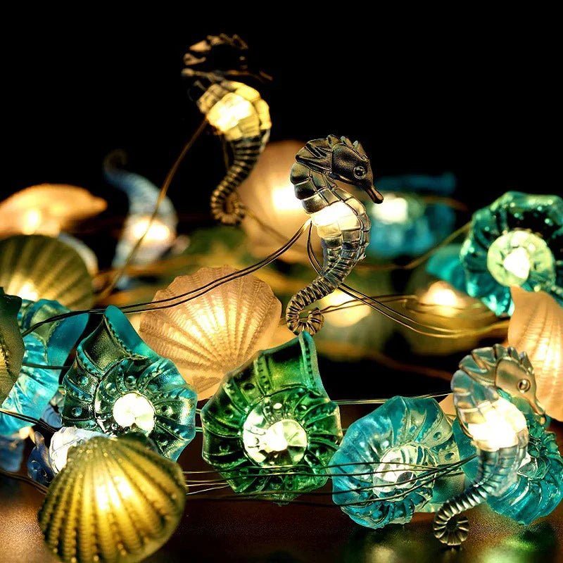 Mermaid Seashell Starfish Fairy Lights - Cake Pops Parties