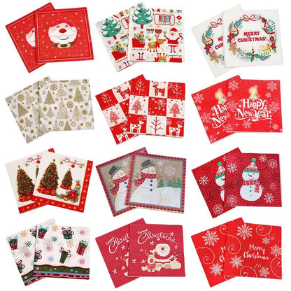 Merry Christmas Napkin Set - Cake Pops Parties