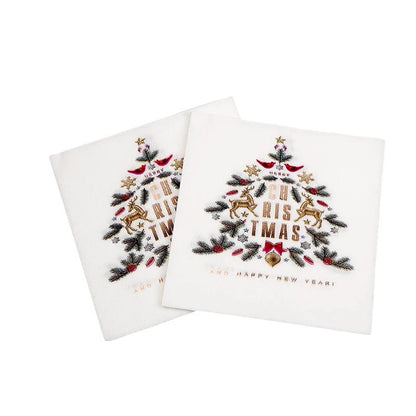 Merry Christmas Napkin Set - Cake Pops Parties