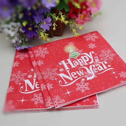 Merry Christmas Napkin Set - Cake Pops Parties