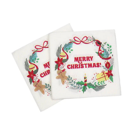 Merry Christmas Napkin Set - Cake Pops Parties