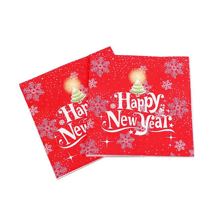 Merry Christmas Napkin Set - Cake Pops Parties