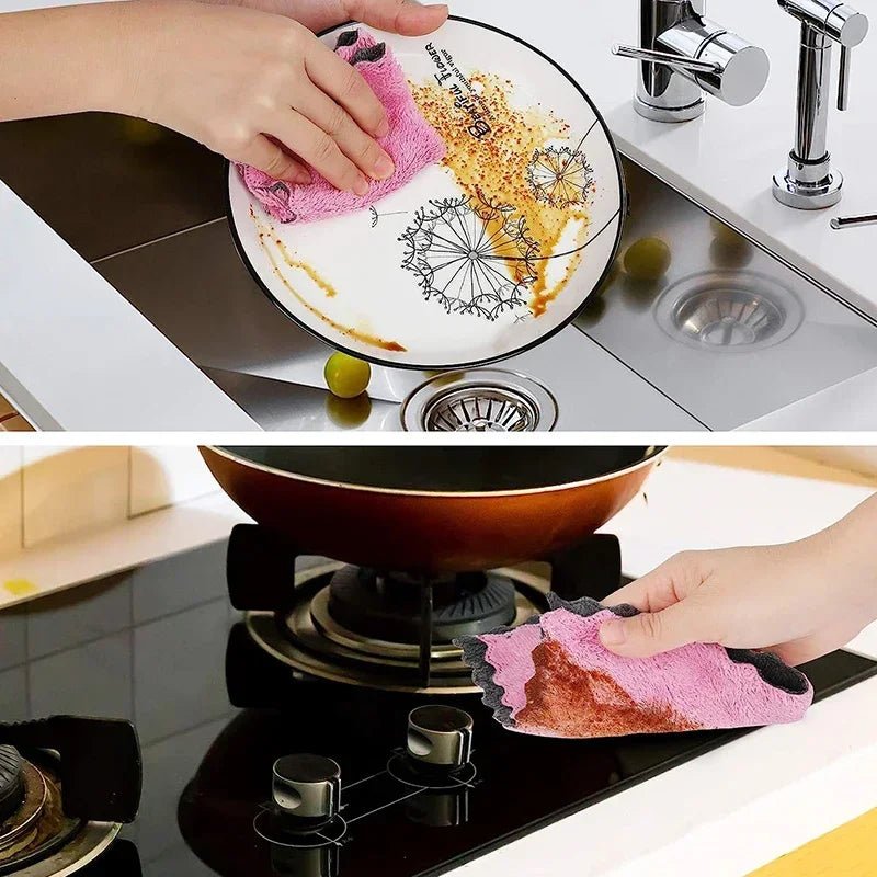 Microfiber Kitchen Cleaning Towels - Absorbent & Non - Stick - Cake Pops Parties