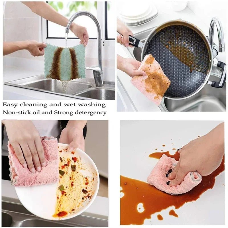 Microfiber Kitchen Cleaning Towels - Absorbent & Non - Stick - Cake Pops Parties