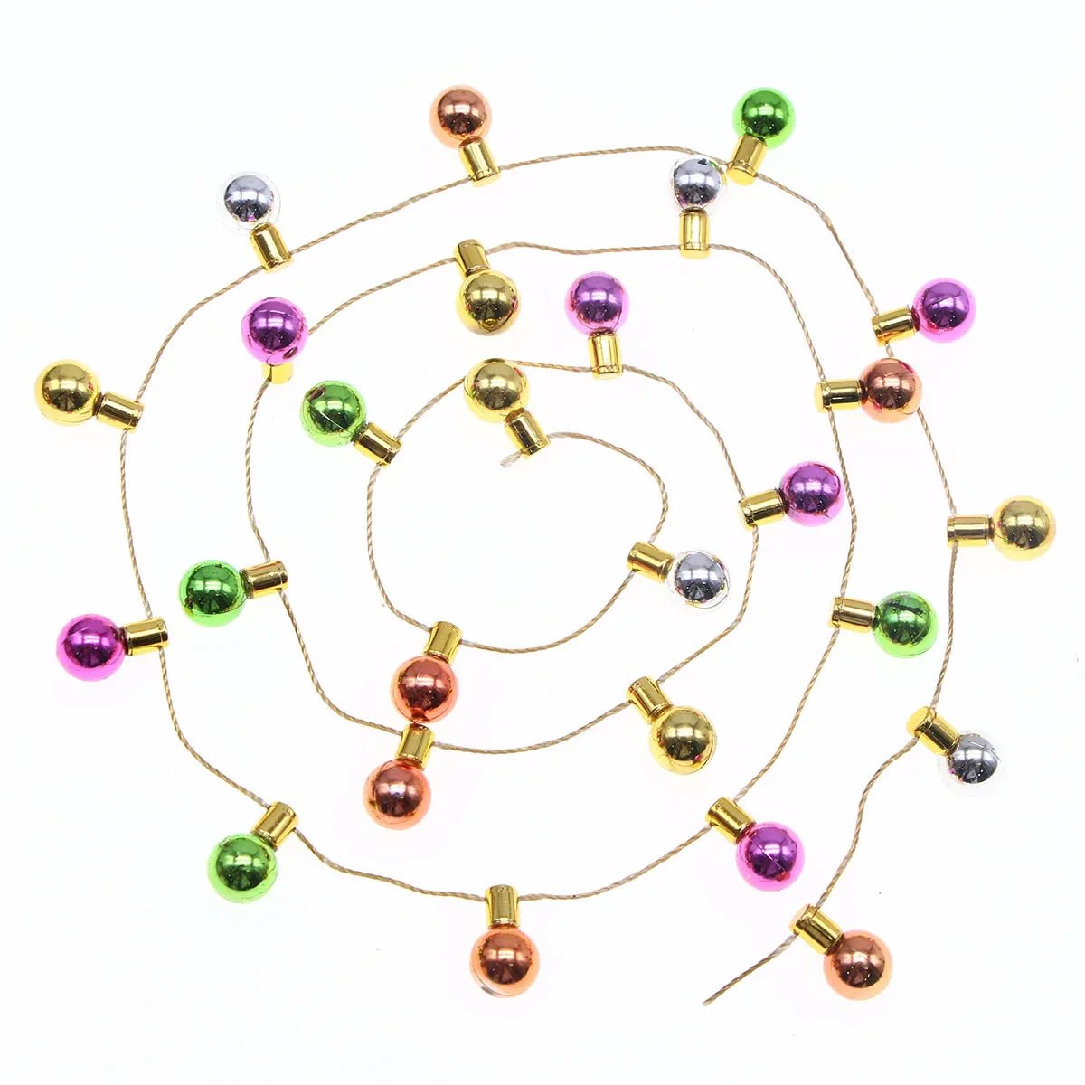 Mini Colorful Christmas Fairy Lights - Dollhouse Decor - Cake Pops Parties