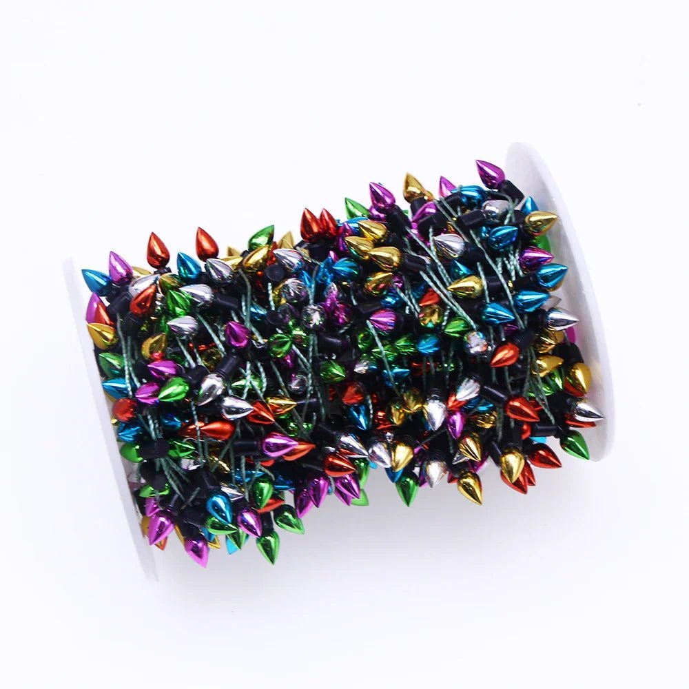 Mini Colorful Christmas Fairy Lights - Dollhouse Decor - Cake Pops Parties
