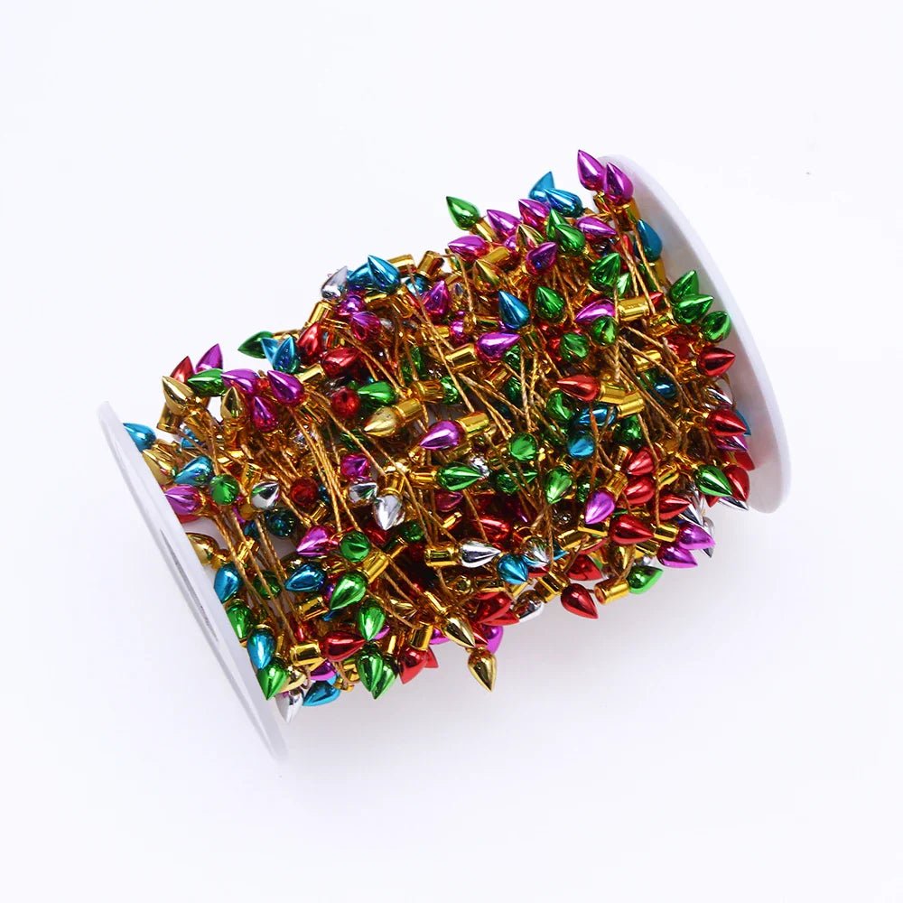 Mini Colorful Christmas Fairy Lights - Dollhouse Decor - Cake Pops Parties
