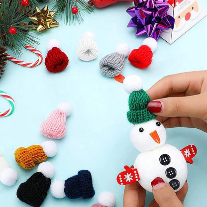 Mini Knitting Hats Christmas Ornaments - Cake Pops Parties