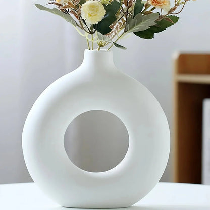 Modern Ceramic Donut Vase - Cake Pops Parties