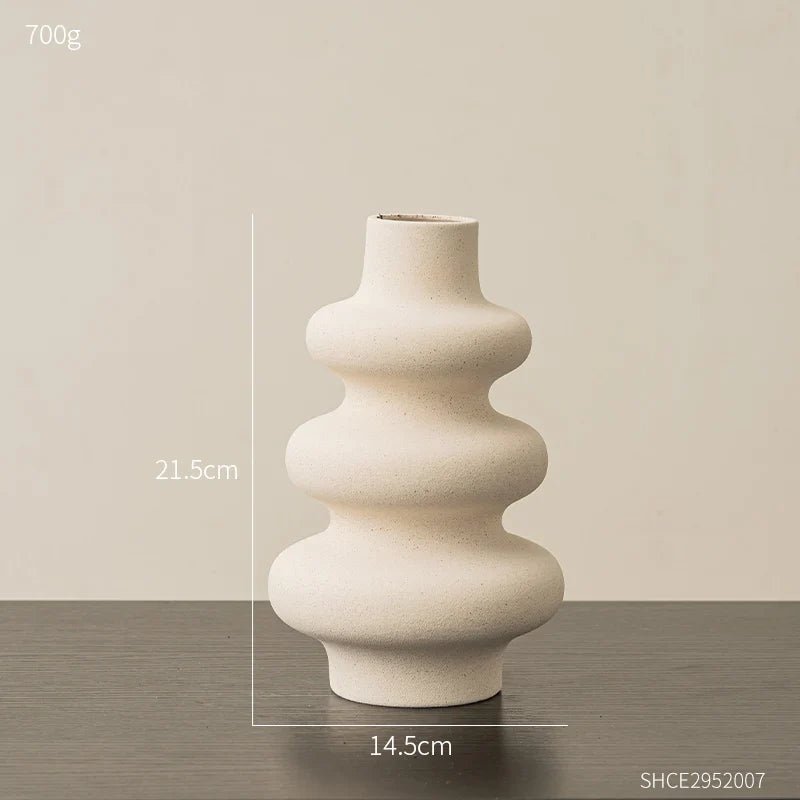 Modern Ceramic Frosted Flower Vase - Cake Pops Parties