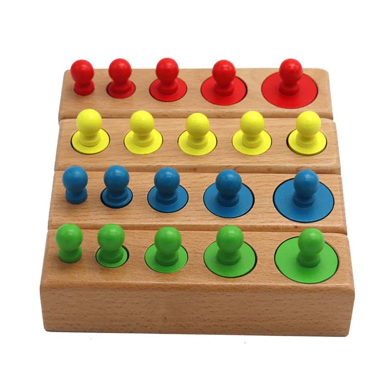 Montessori Cylinder Socket Puzzles - Cake Pops Parties