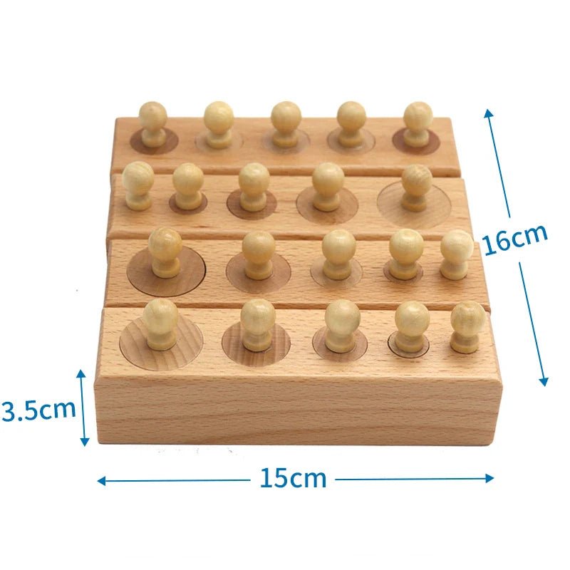 Montessori Cylinder Socket Puzzles - Cake Pops Parties