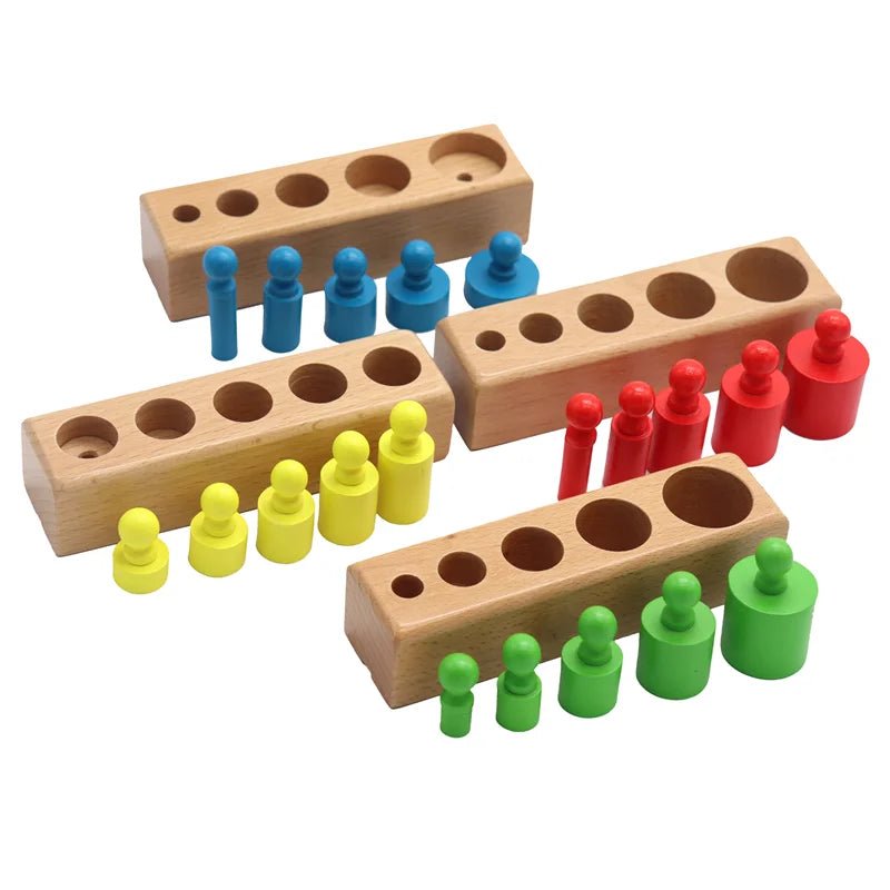 Montessori Cylinder Socket Puzzles - Cake Pops Parties