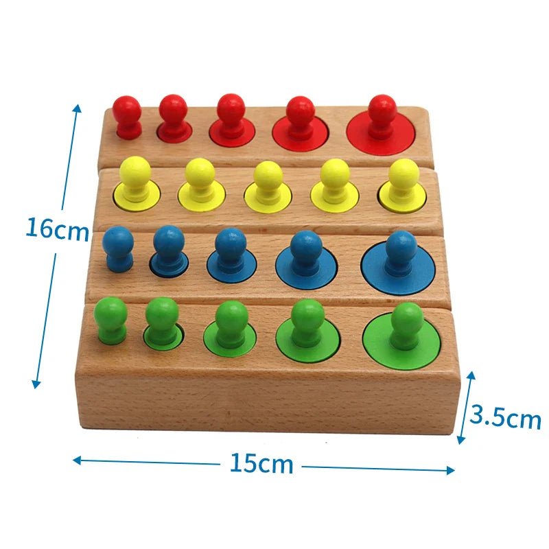 Montessori Cylinder Socket Puzzles - Cake Pops Parties