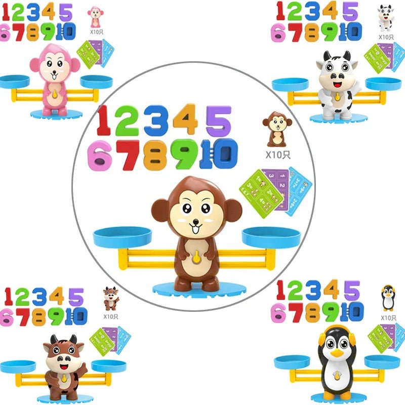Montessori Monkey Balance Educational Toy - Cake Pops Parties