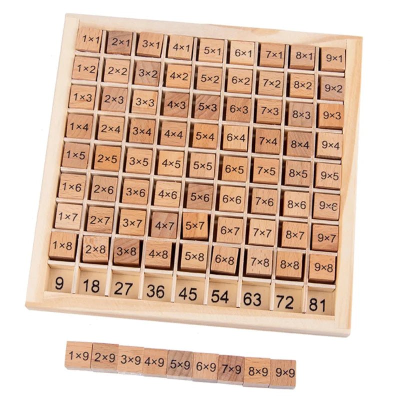 Montessori Multiplication Table Wooden Toy - Cake Pops Parties