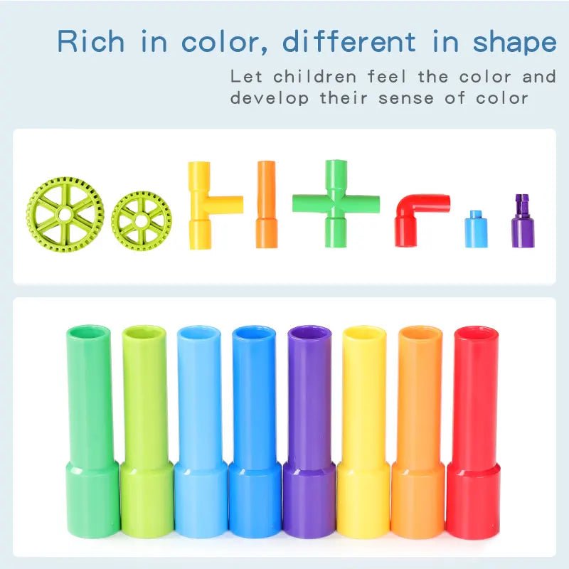 Montessori Water Building Blocks Toy - Cake Pops Parties