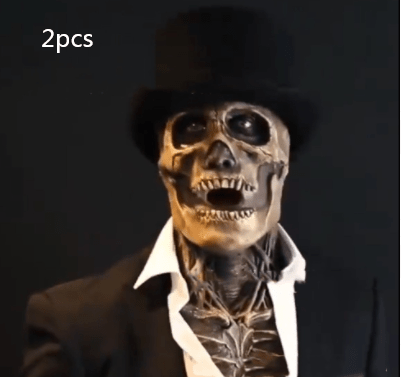 Movable Halloween Horror Skull Mask - Cake Pops Parties