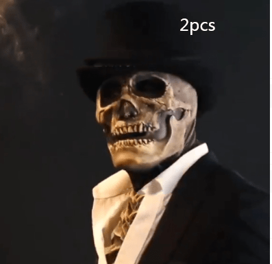 Movable Halloween Horror Skull Mask - Cake Pops Parties